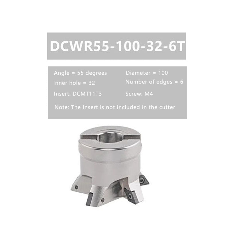 2088-CNC dovetail slotting cutterhead DCWR cleaning dovetail V-slot milling cutter disc TCWR inner hole dovetail cutterhead 55 degrees 60 Shandong Denso Pricision Tools Co.,Ltd.
